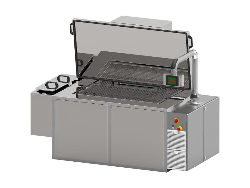 Cuve ultrason industrielle 6000L - chargement par ascenseur, thermoplongeur et filtration - DELTA MA6000_3