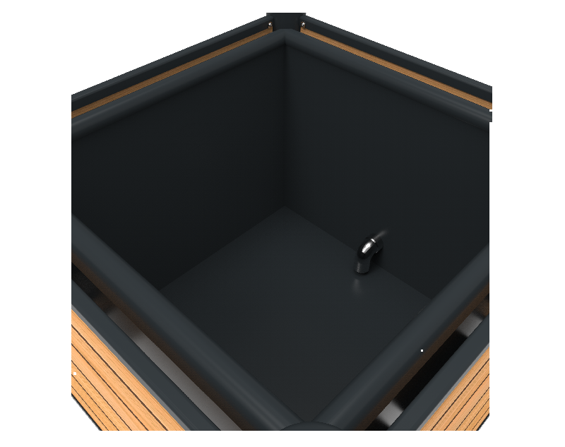 Jardinière - Carrée en HPL - Lali_3