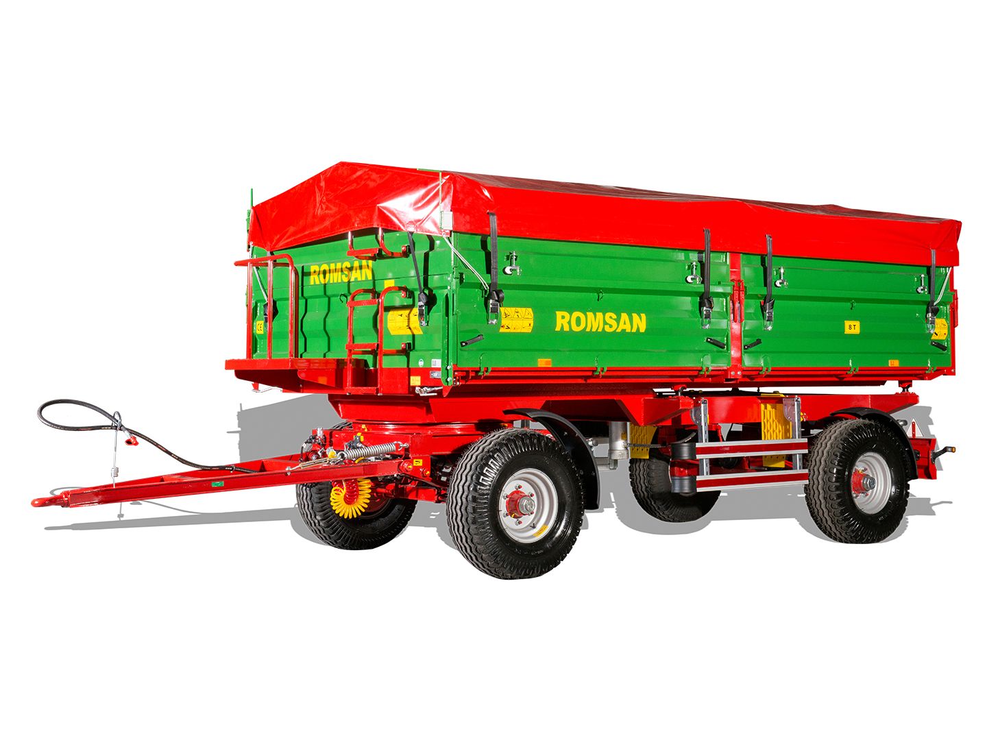 R 80 CSGA benne agricole à double essieu - Romsan - capacité 8000 kg_3