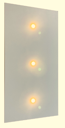 Radiateur infrarouge en aluminium - spots LED intégrés - capteurs anti-surchauffe - finition satinée_3