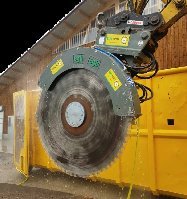 Scie à disque pour pelle - Gamme KDS - Découpe béton, acier, pierre et matières plastiques_3