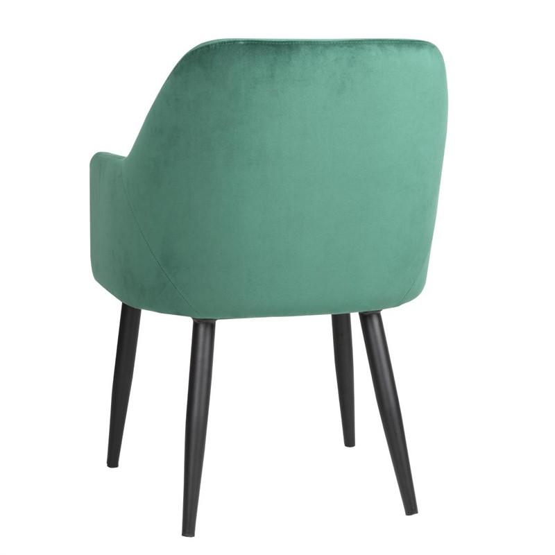 Chaises en velours Lia vertes - Lot de 2 - FX070 | Bolero_3