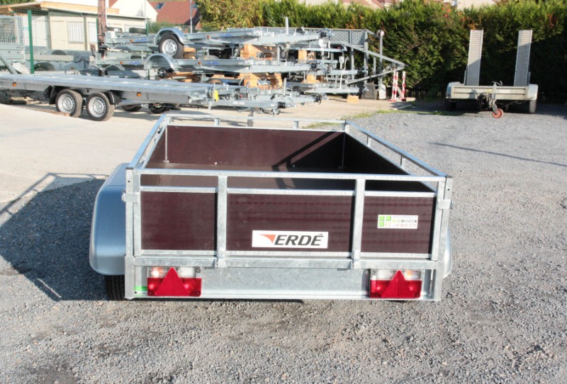 Remorque Erdé Expert LC 252F idéale pour particuliers et professionnels