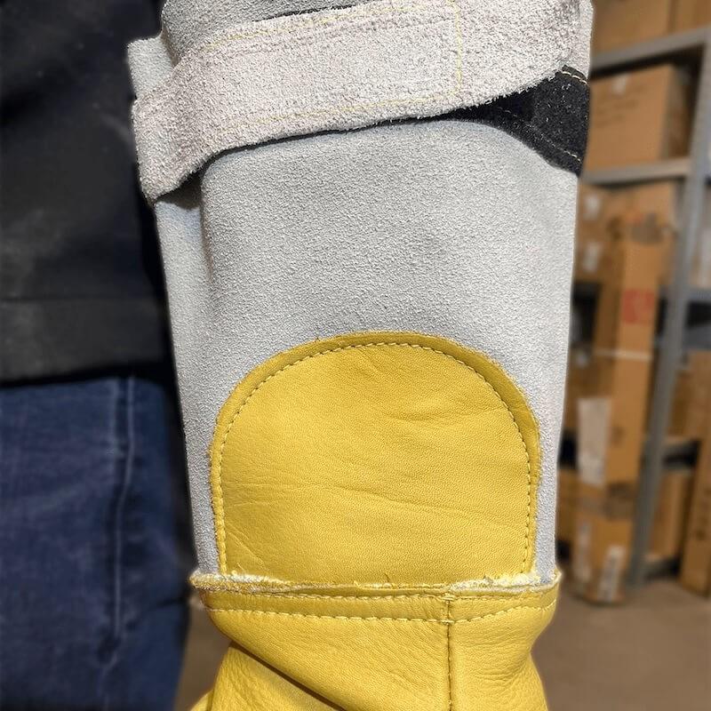 Gants de soudeur spécial MIG MAG et MMA en cuir pleine fleur - T-10_3