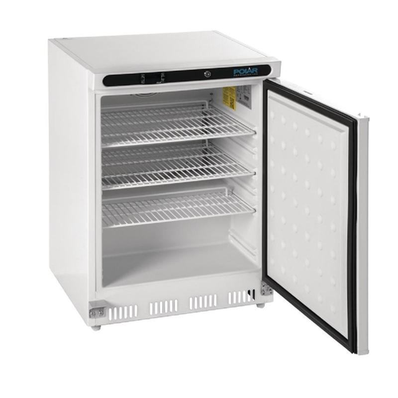 Dessous de comptoir réfrigéré positif blanc - 150L | Polar - PC001_3