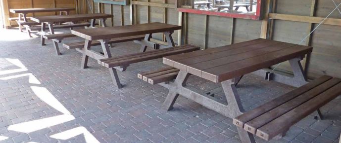 Ensemble pique-nique Isola - plateau monobloc, faible poids, sans dégagement nocif, respectueux de l'environnement_3