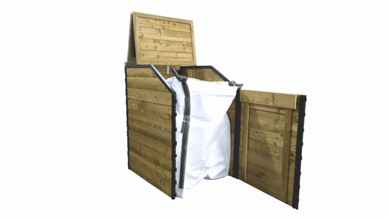 Bac à marée - Destiné à la collecte des déchets marins - 41 kg - 96×76×126 cm_3