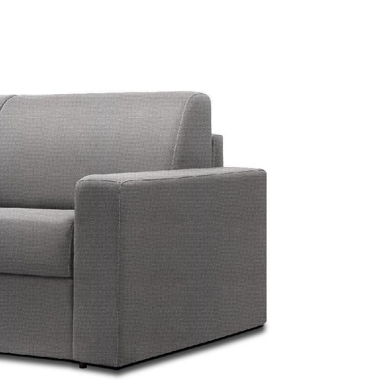 Canapé convertible express CRÉPUSCULE - Matelas 140cm Comfort BULTEX® - Tissu NEO gris silver_3