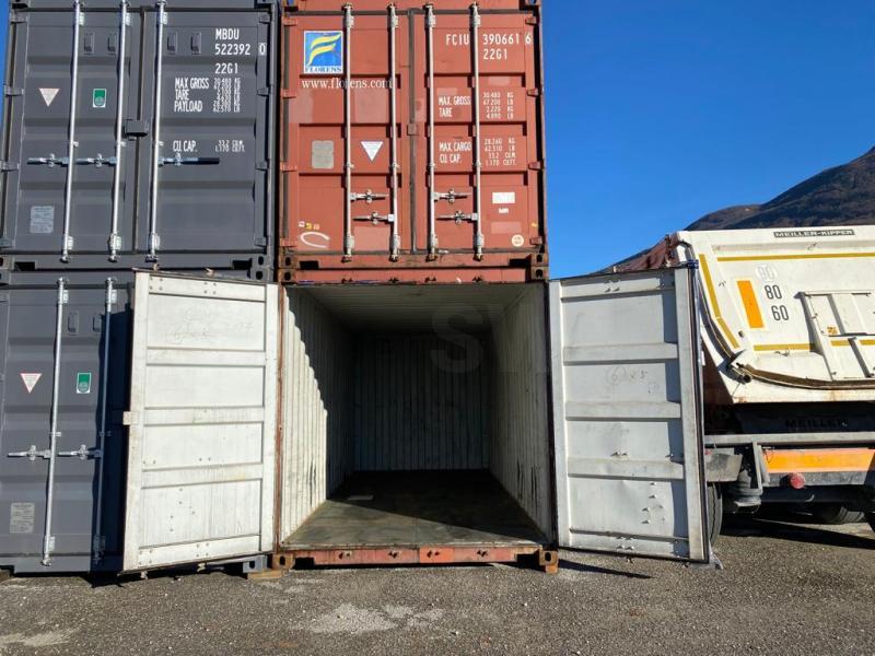 Container maritime d'occasion 20 pieds - Dernier voyage - Acier corten_3