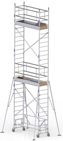 Échafaudage ULTRALU ECOPRO ECS - Hauteur de travail 4,30 m à 12,30 m - Montage rapide et robuste_3