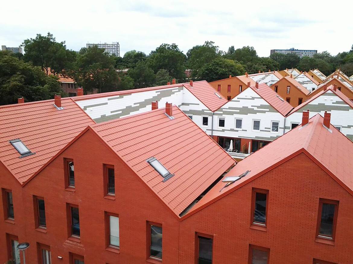 Tuiles en acier galbées classiques - Double structure brevetée anti-bruit - METROTILE® Thermolaqué XBOND ACOUSTIC_3