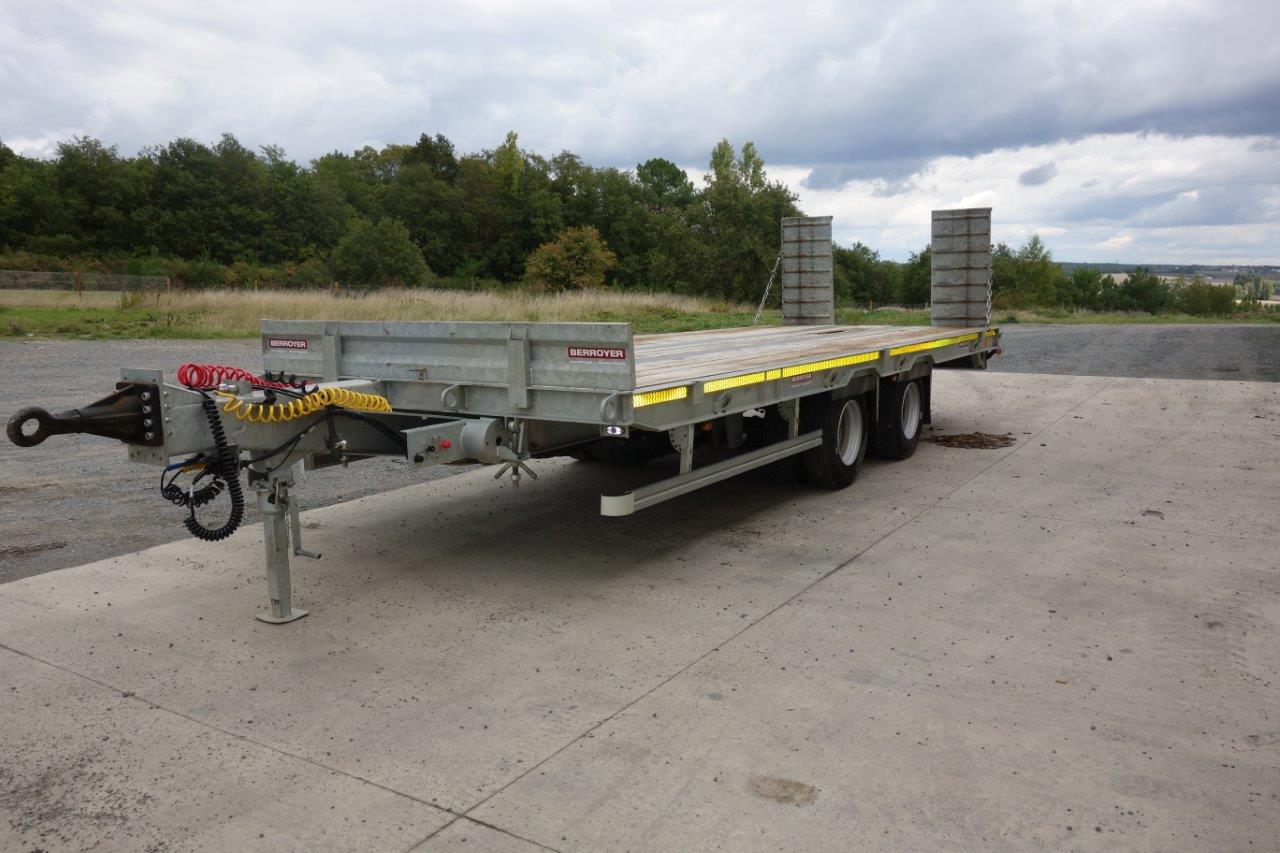 Remorque porte-engins ECIM 6423 - 19T - 2 essieux - Plateau basculant 7000mm_3