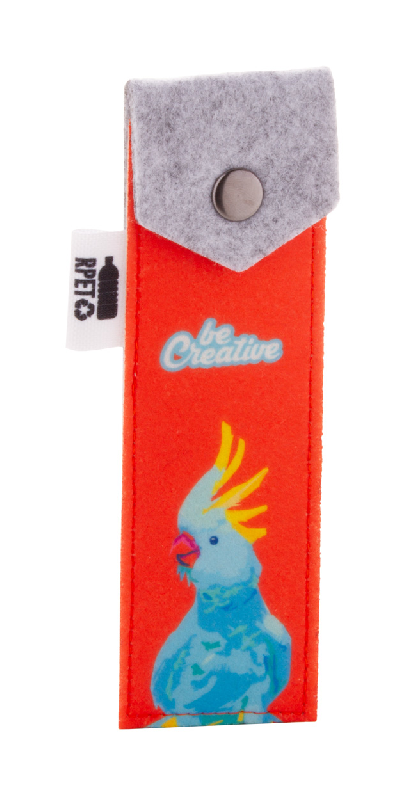 Trousse à stylos sur mesure en RPET - Impression sublimation - Fermeture bouton-pression_3