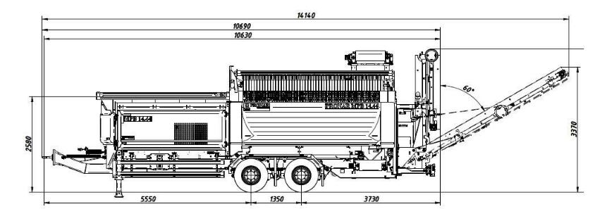 Cribles à tambour mobiles Pronar MPB18.47 - dimensions tambour 4700/1800 mm_3