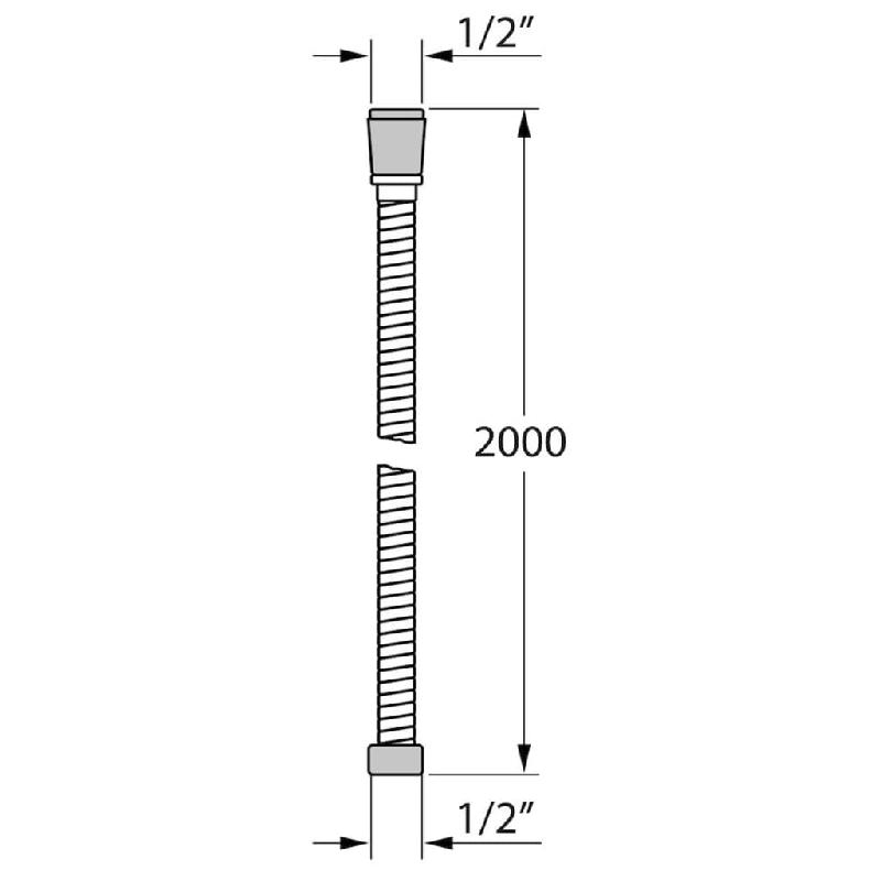 Tiger flexible de douche ultrahose 200 cm chrome 436928_3