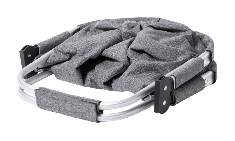 Panier pique-nique pliable en polyester 600D RPET - cadre en aluminium - poche frontale zippée - labélisé RPET_3