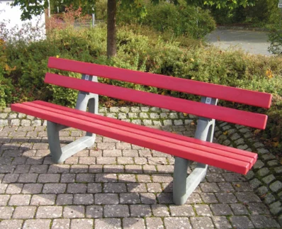 Banc COLOR plastique recyclé_3