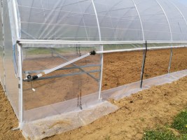 Serre de jardin modèle tubulaire à porte battante ou coulissante_3