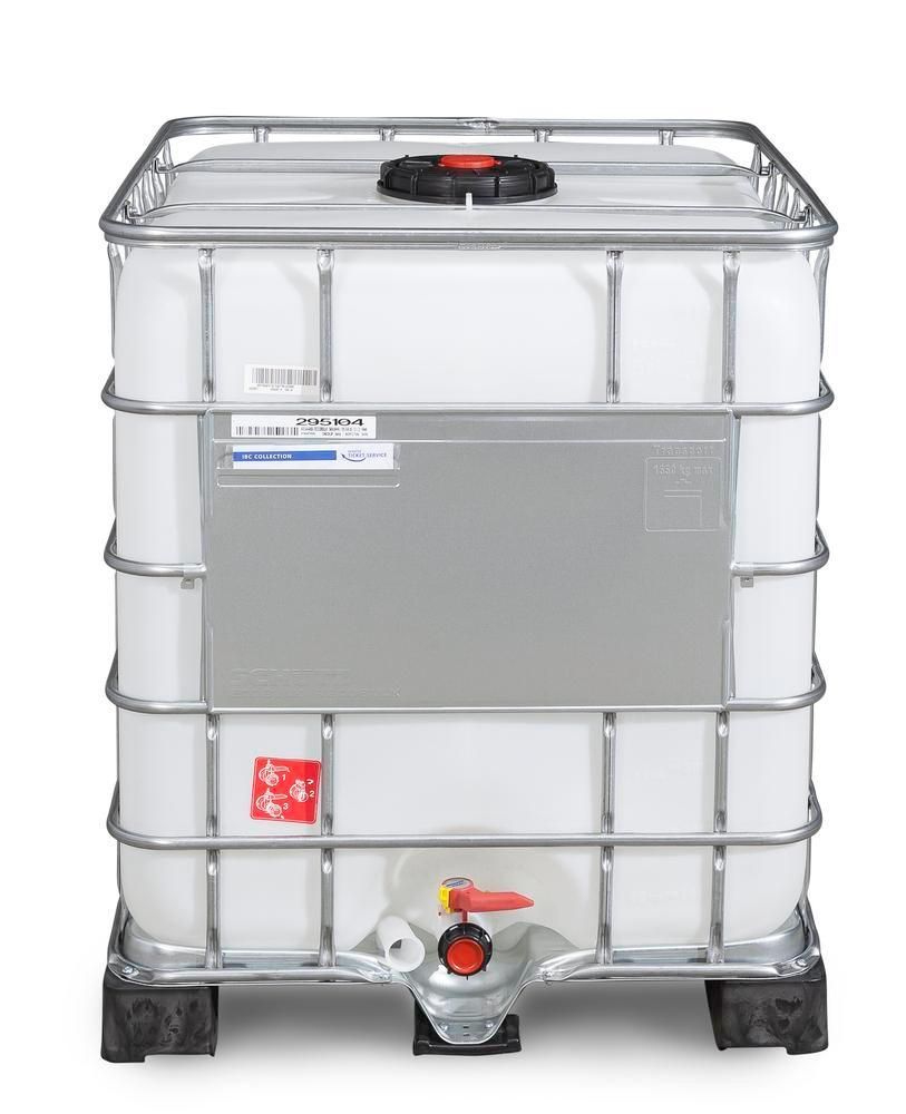 266157w - Cuve IBC 1000 litres - Palette PE - Ouverture DN 225 - Sortie DN 50 - Récipient PEHD stabilisé UV_3