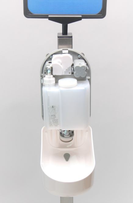Distributeur automatique pour désinfectant, modèle sur pied_3