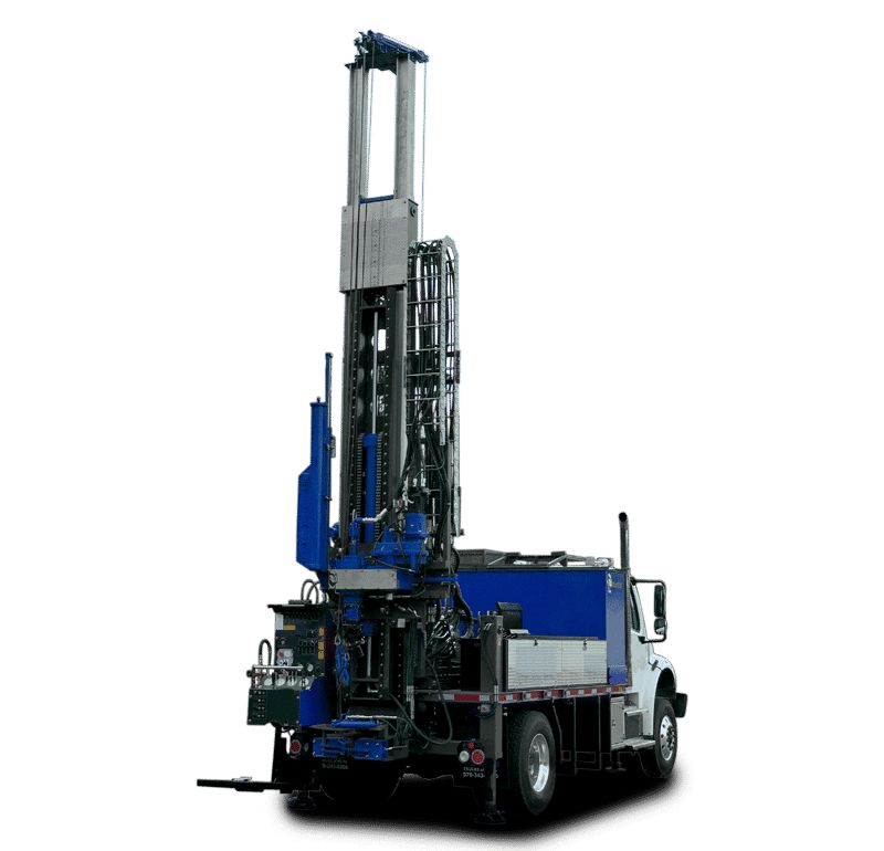 GT8-Max - Machine de sondage géotechnique compacte et robuste - GtechDrill - Course d’avance 11 pi/3,4 m_3