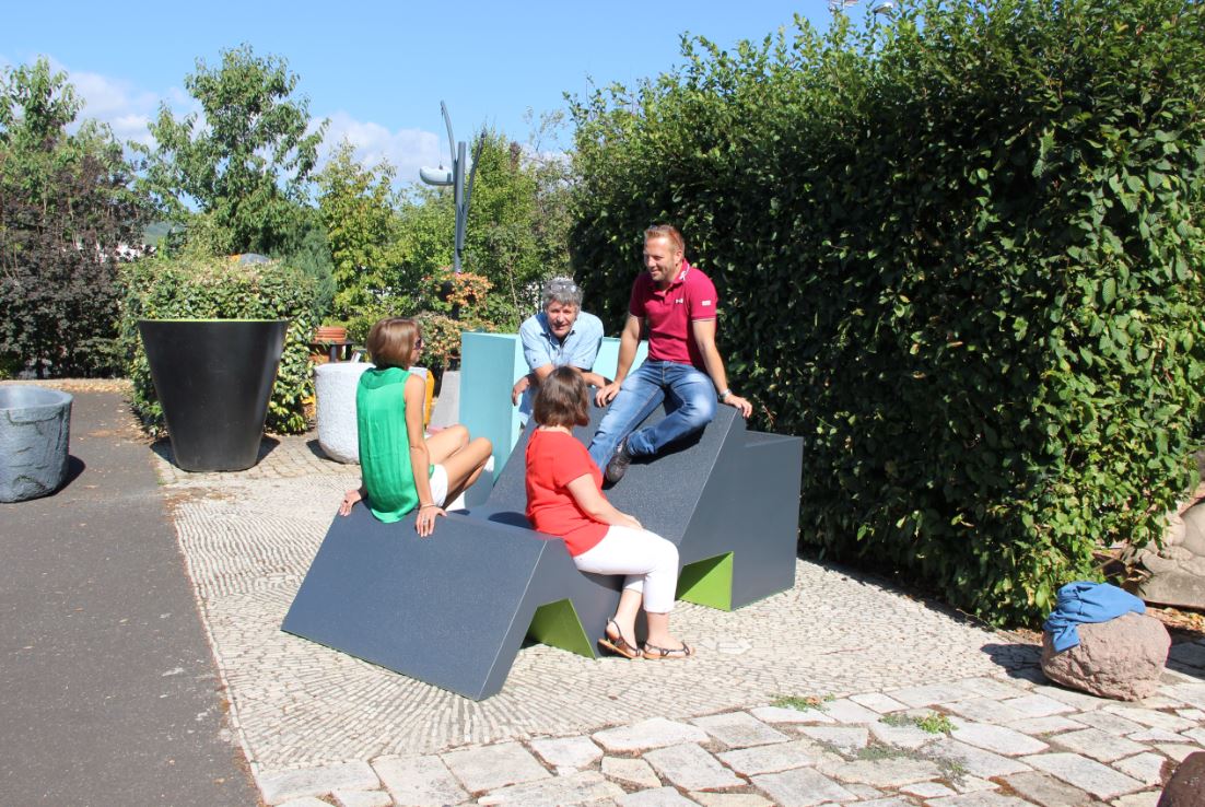 Transat en résine avec finitions sur mesure pour jardins