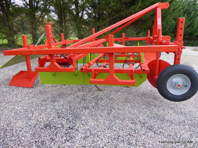 Butteuse vibro peigne Sicam - attelage par chapes ou par pitons - disques 460 mm - largeur de travail jusqu'à 1,40 m_3