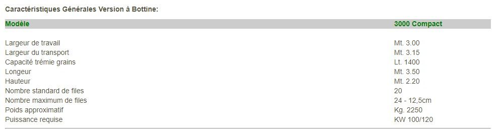 DSK 3000 Compact - semoir agricole Damax SRL - largeur de travail 3.00 m - versions bottine, disque simple et double_3