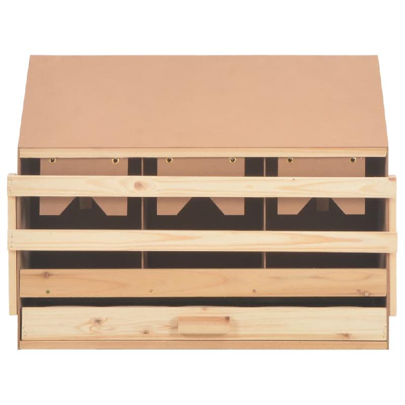 Vidaxl pondoir 3 compartiments 72x33x54 cm bois de pin massif 170653_3