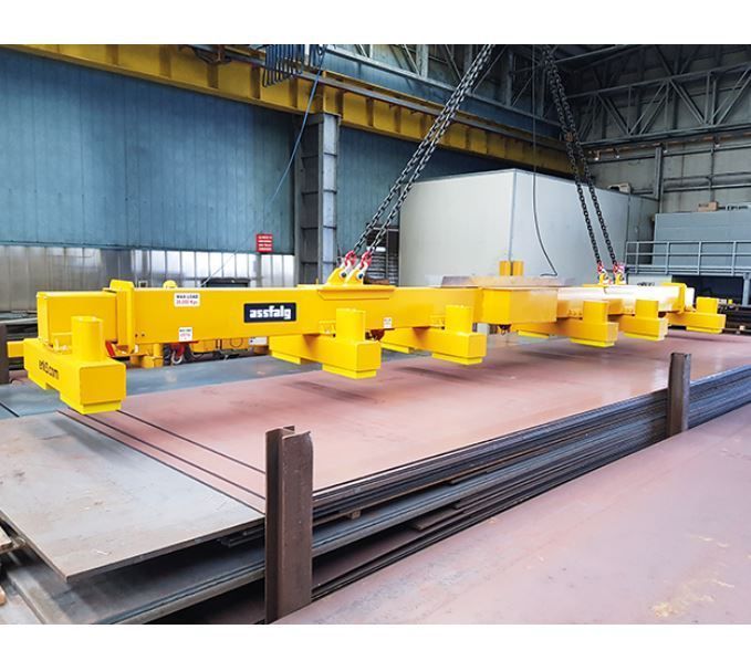 Aimant de levage avec bras télescopique pour tôles de 3 à 16 m - Modules TBK 4 et TBK 6_3