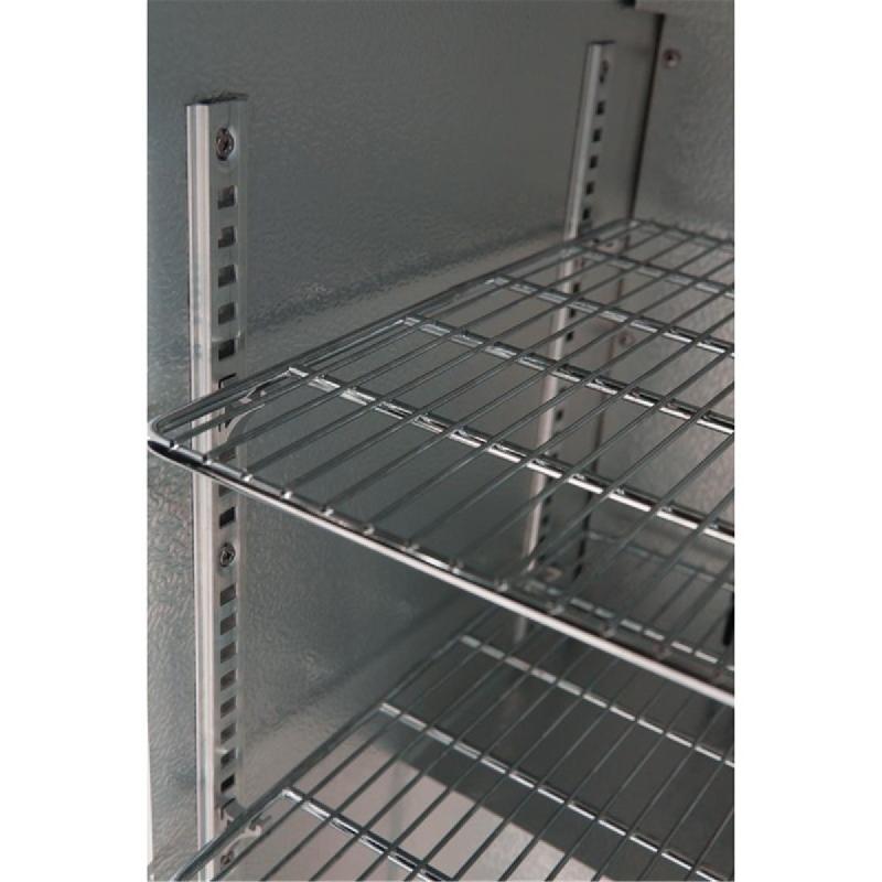 Arrière-bar trois portes coulissantes Série G noir 320L | Polar - GL013_3