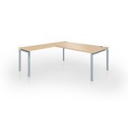 Rio - Bureau de direction avec plateau en verre ou bois - EOL - densité des panneaux 630 à 710 kg/m3_3