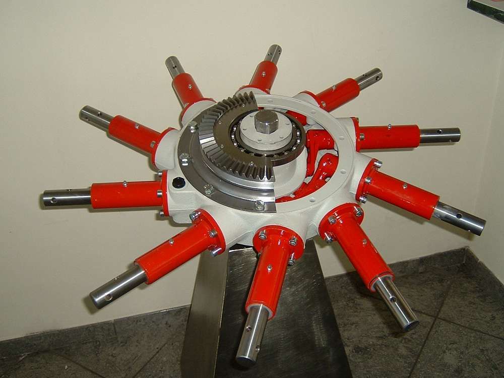 Andaineur AG 750 Twin Rope - pliage hydraulique - Galfrè Domenico - largeur de travail 7,50 m_3