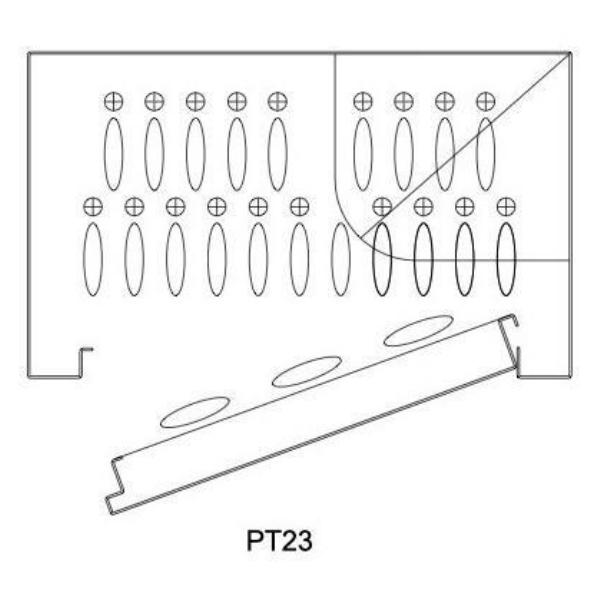 Armoire à fusils XL Classe S1 - 16 à 24 armes avec lunettes- coffre et étagères inclus - modulable - INFAC PRESIDENTIAL PT23 - Serrure à clé_3