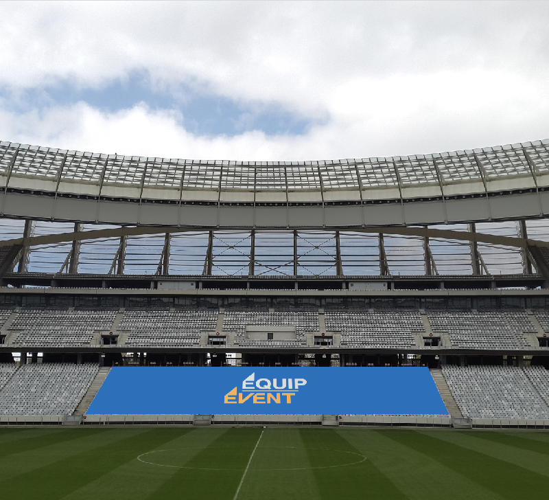 Bâche publicitaire de tribune et gradins - PVC haute qualité - Impression quadrichromie anti UV - Usage intérieur et extérieur_3