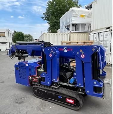 Grue araignée avec panier nacelle d'appoint_3