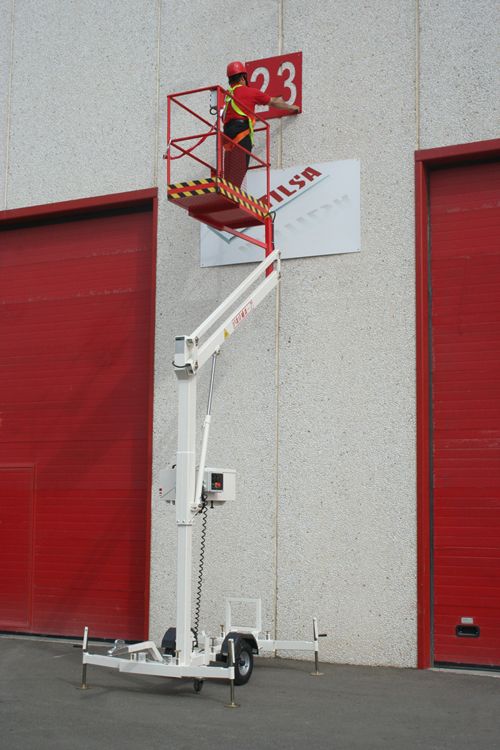 Nacelle tractable parma7 - matilsa - hauteur de travail 7.5 m - capacité du panier 2 personnes_3