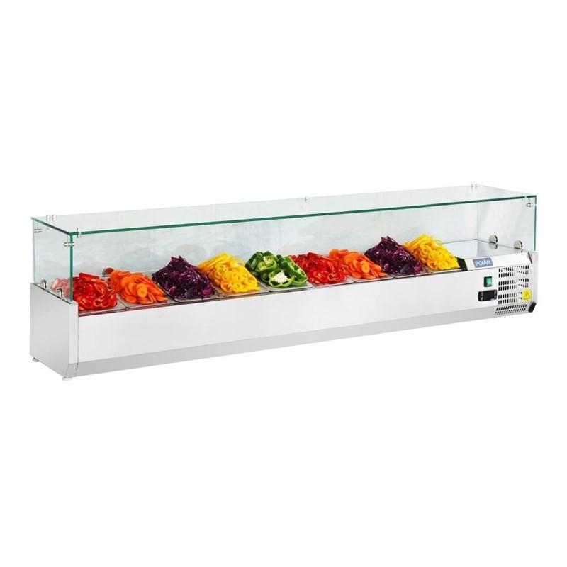 Saladette réfrigérée 9 bacs GN 1/3 Série G GD878 Polar_3