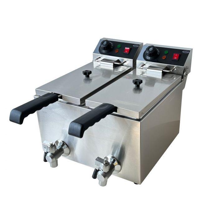 Friteuse posable électrique 2x4 l 7455.1002 COMBISTEEL_3