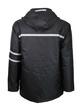 Parka 100% polyester Oxford 300D enduit PU - Coutures étanchées - Capuche fixe et bandes rétro-réfléchissantes_3