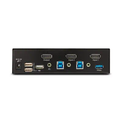 Switch KVM DisplayPort 2 Ports - 8K 60H/4K 144Hz, àÉcran Unique, DisplayPort 1.4, 2 Ports USB 3.0, 4x_3