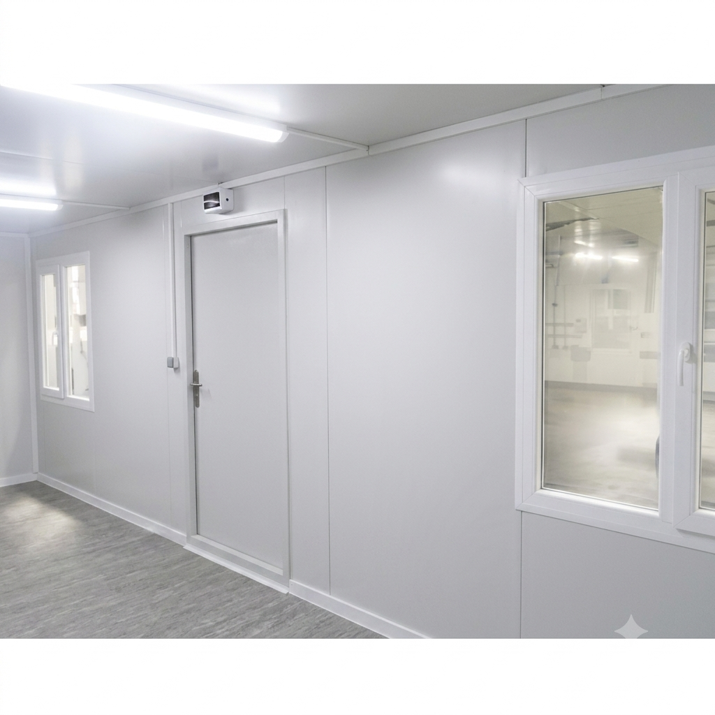 Bungalow de chantier en kit avec options de personnalisation