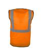 Gilet de signalisation haute visibilité - 100% polyester - Fermeture auto-agrippante - Conforme EN ISO 13688 et EN ISO 20471_3