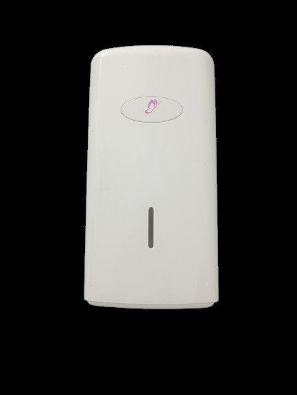 Distributeur papier toilette plie enchevetre abs blanc laize jusqu'a 12.5cm - hauteur 23cm_3