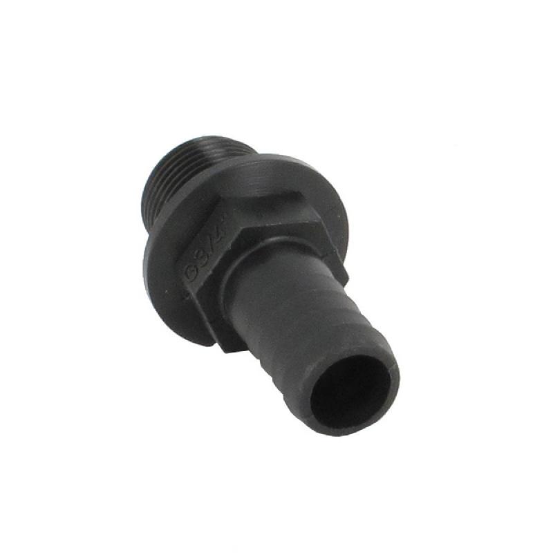 Raccord annelé - Droit - M 3/4