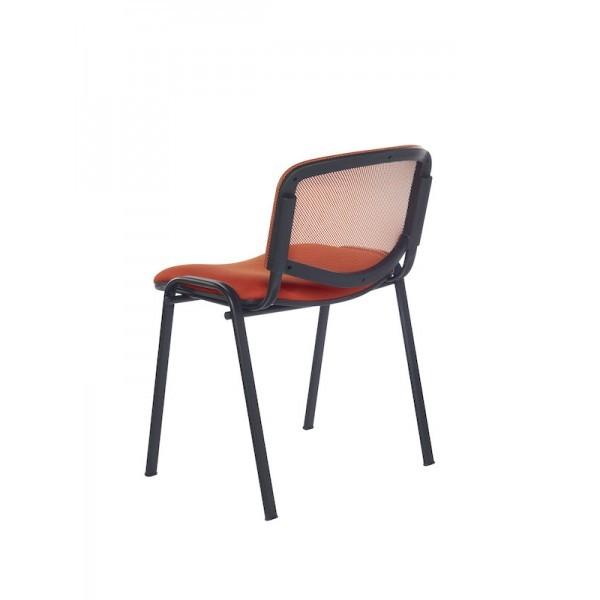 Chaise visiteurs  Anel dossier en résille - Gris_3