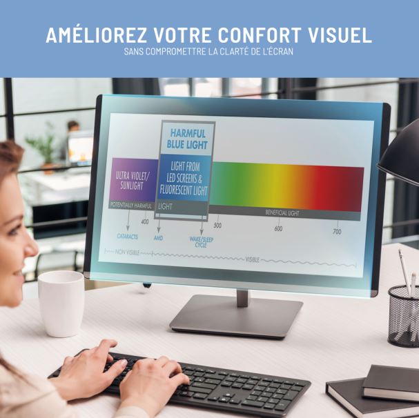 Filtre anti-lumière bleue dédié aux moniteurs pour la  protection des yeux et la réduction de la fatigue oculaire_4