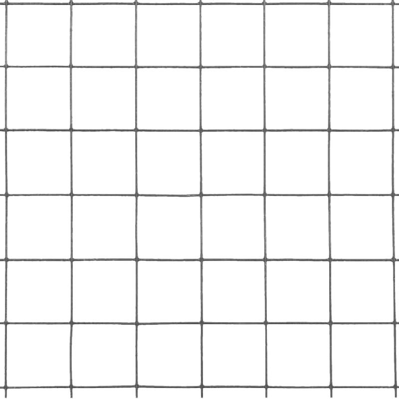 Vidaxl grillage acier avec revêtement en pvc 25x1,5 m gris 143657_3