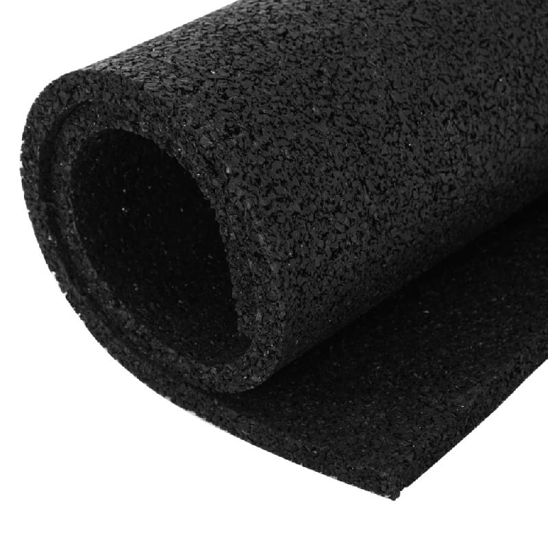 Vidaxl tapis antivibrations pour la machine à laver noir 60x60x0,6 cm