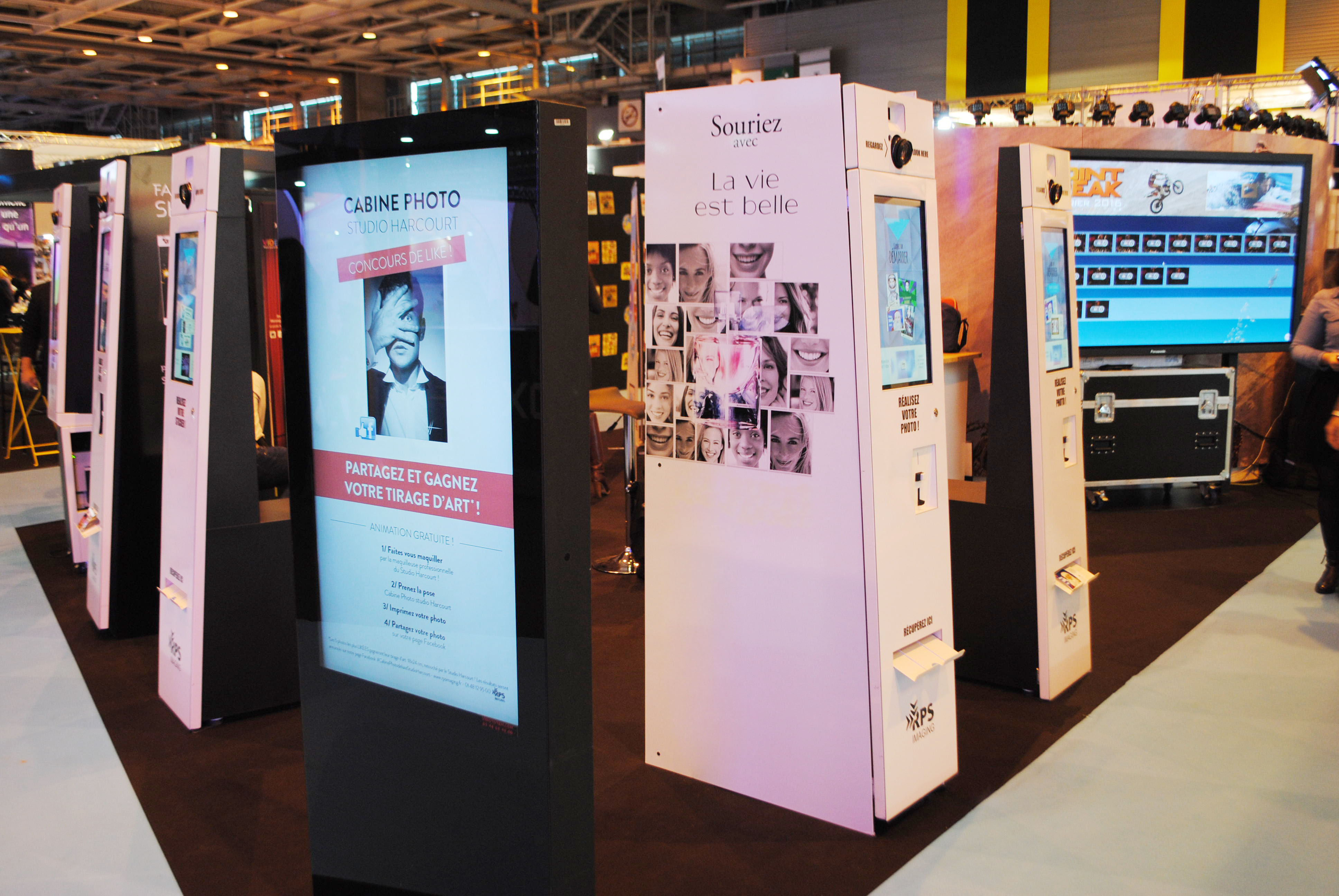 Borne photo Ikiosk Selfie - écran tactile 22 pouces - alimentation 230V/50 Hz monophasé - appareil photo reflex_3